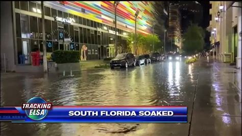 Hail and rain cause outages in Broward, Miami-Dade counties; comfort stations set up in Fort Lauderdale to help people displaced